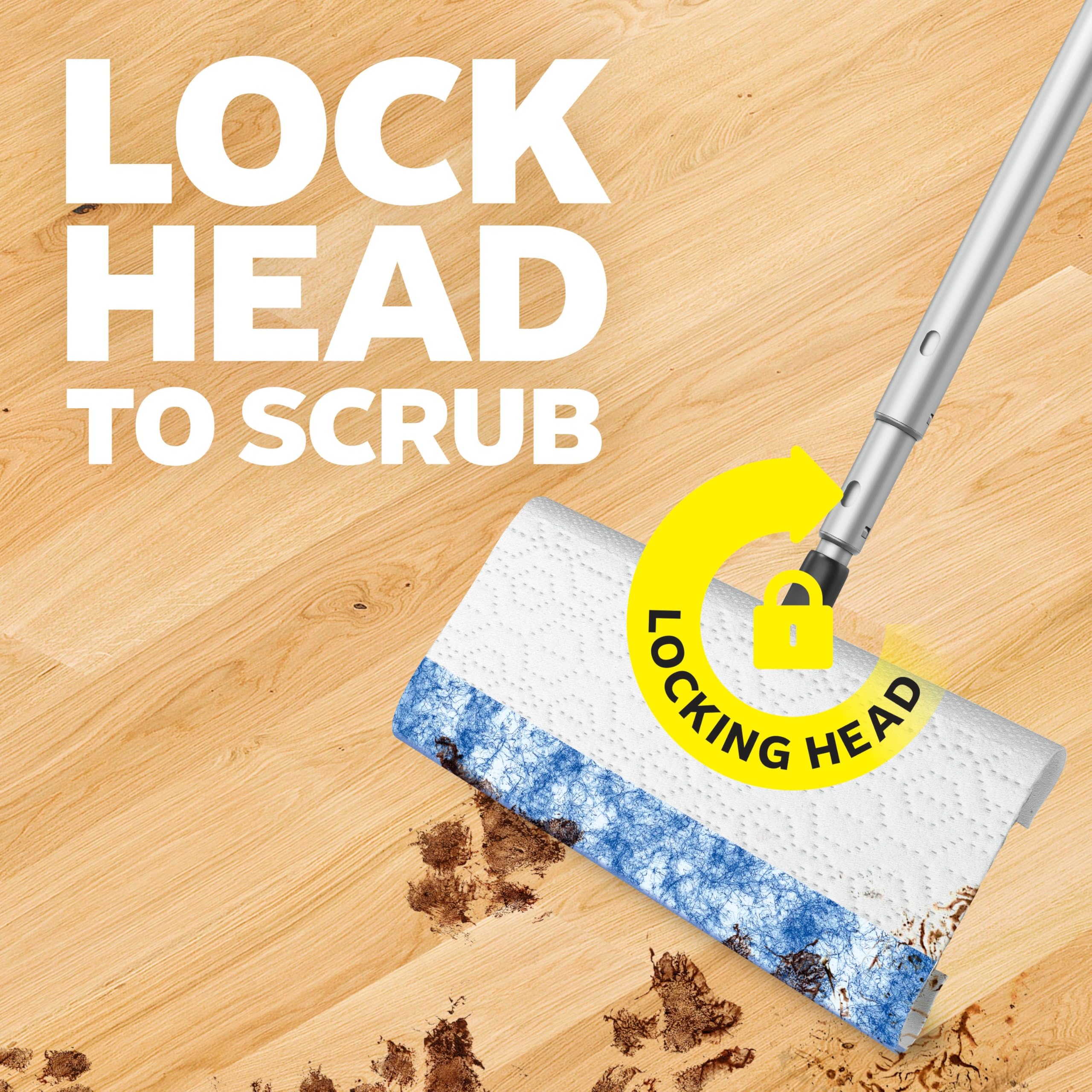 Swiffer helps quick cleanups in small spaces like apartments.