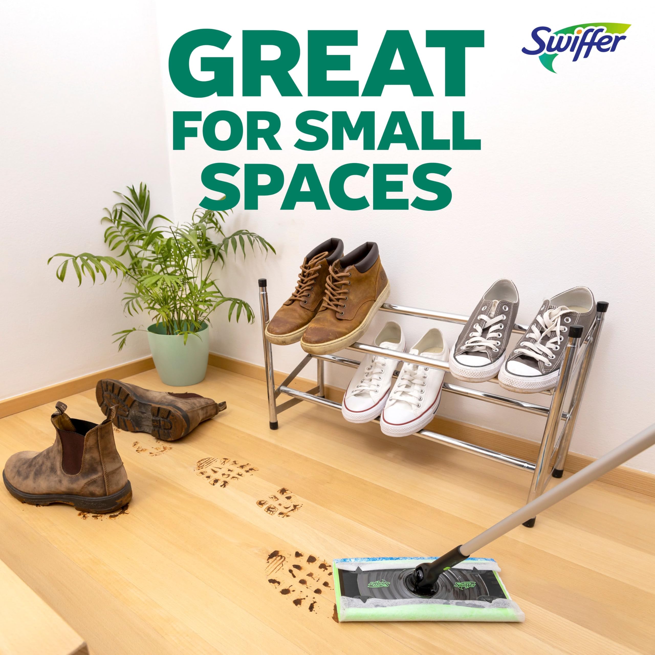 Swiffer Unstopables scent provides fragrance diffusion during cleaning.