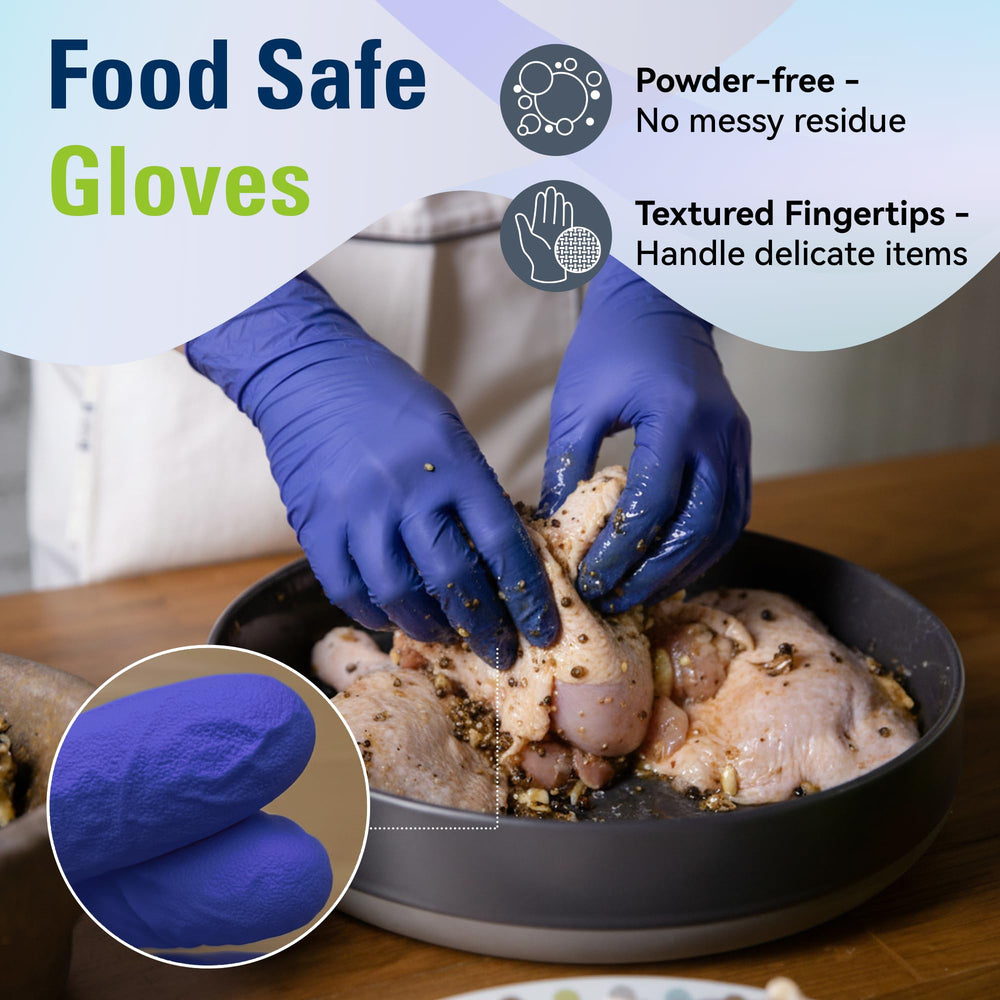SWIFTLITE nitrile gloves compatible with touchscreens for quick checks.