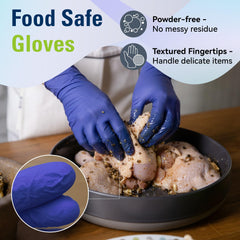 SWIFTLITE nitrile gloves compatible with touchscreens for quick checks.