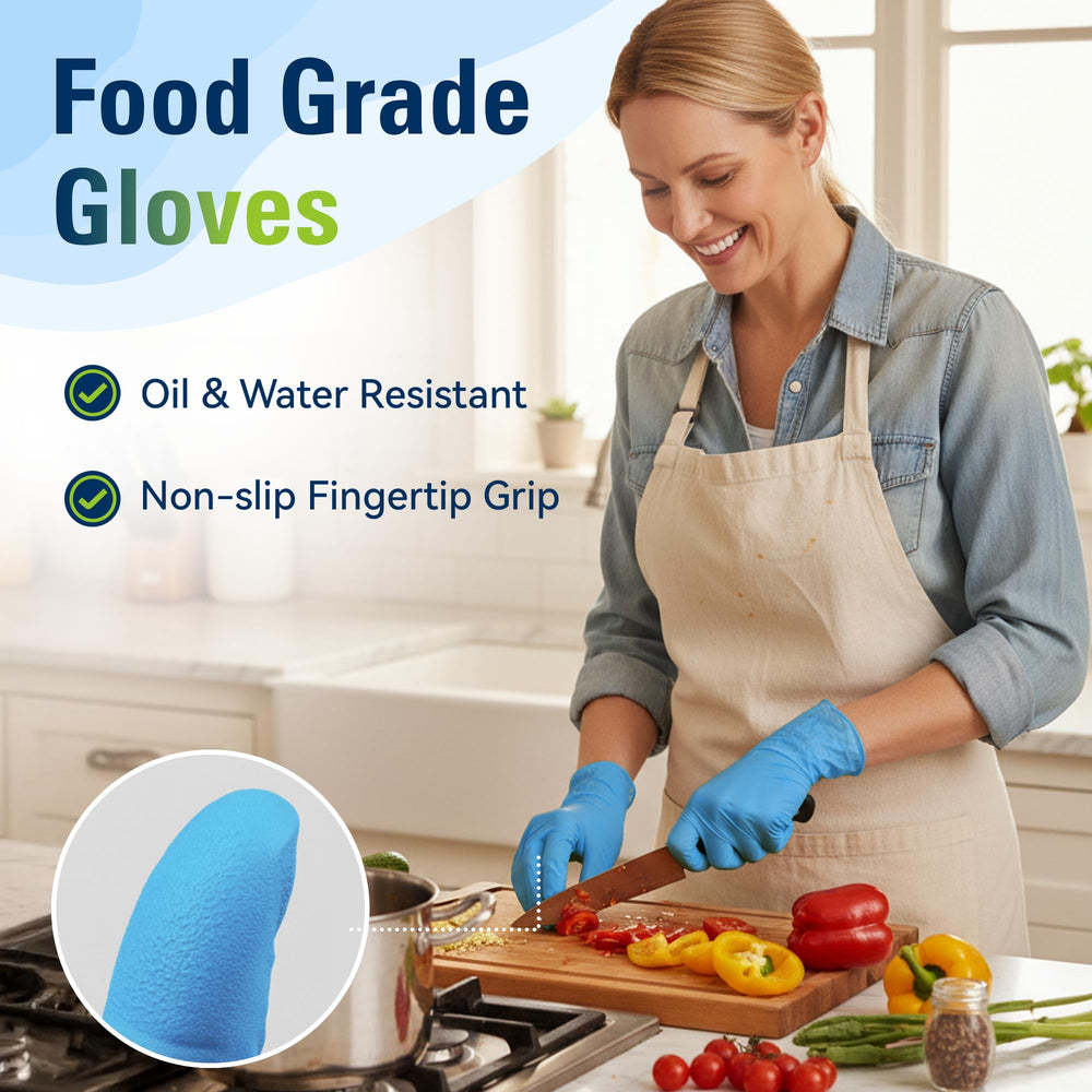 SWIFTLITE nitrile gloves, x-large size, comfortable fit for long tasks.