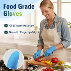 SWIFTLITE nitrile gloves, x-large size, comfortable fit for long tasks.