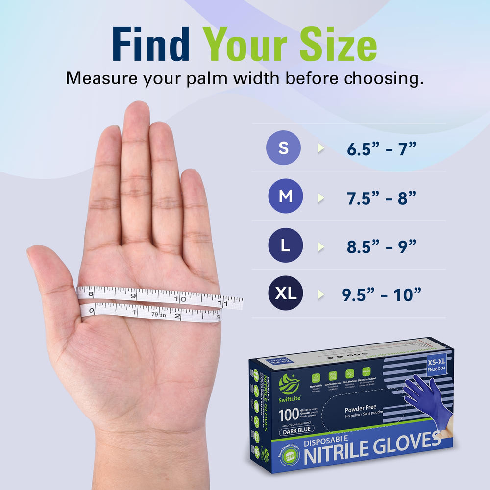 SWIFTLITE oil and water resistant gloves for washing and prep.