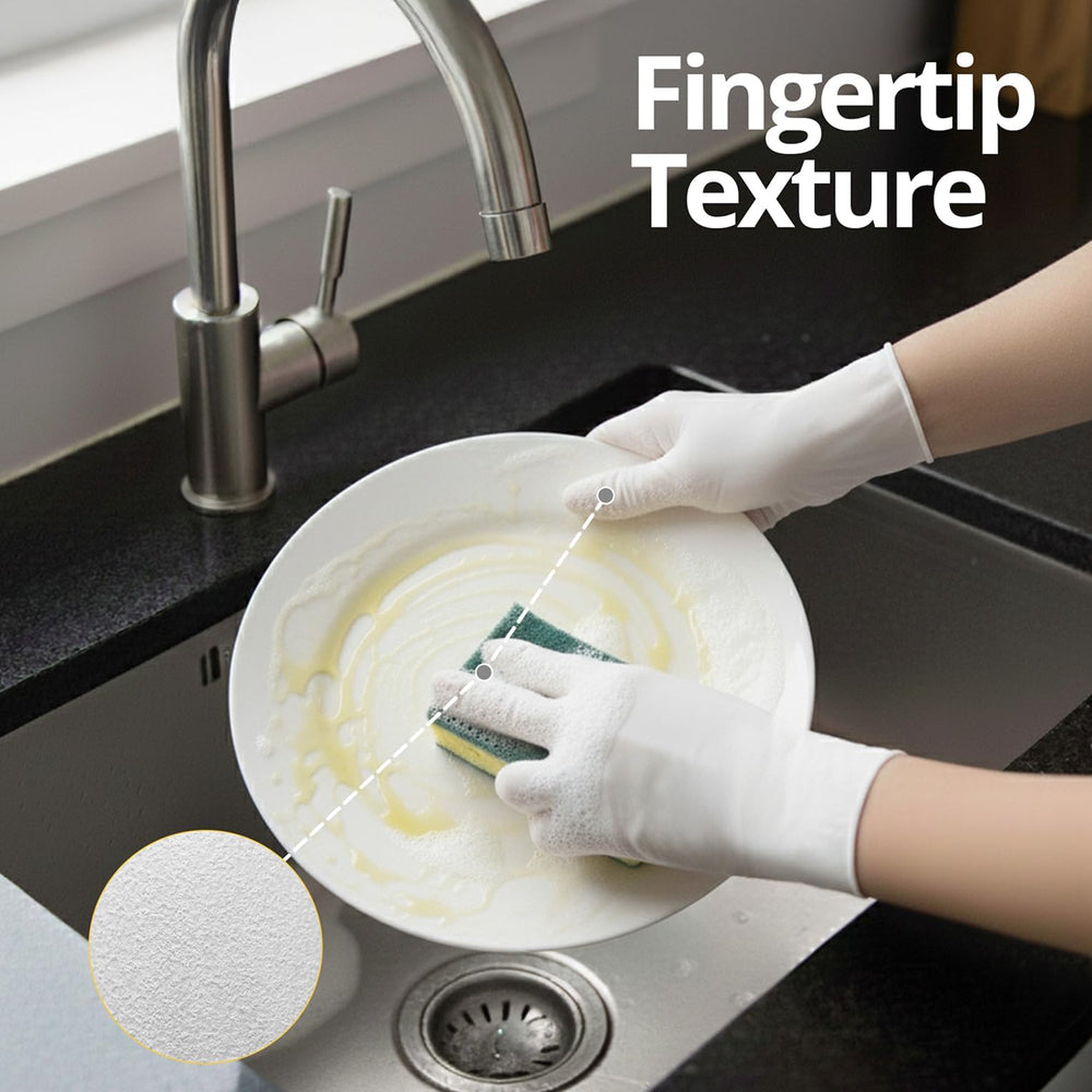SwiftGrip powder-free nitrile gloves reduce residue during use.