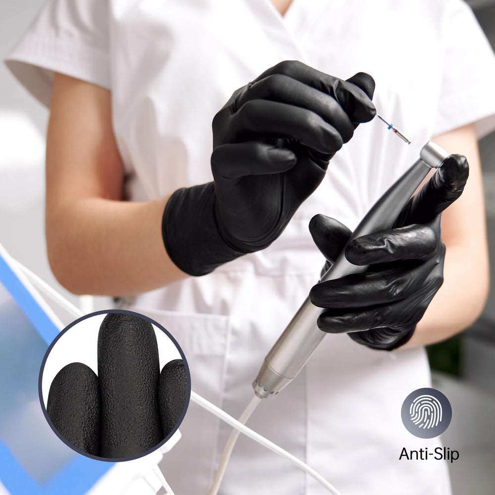 SwiftGrip textured fingertips boost dexterity for fine handling and prep tasks