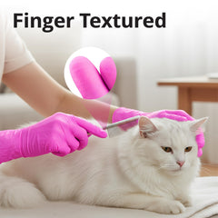 SwiftGrip pink gloves food-safe for handling ingredients and prep