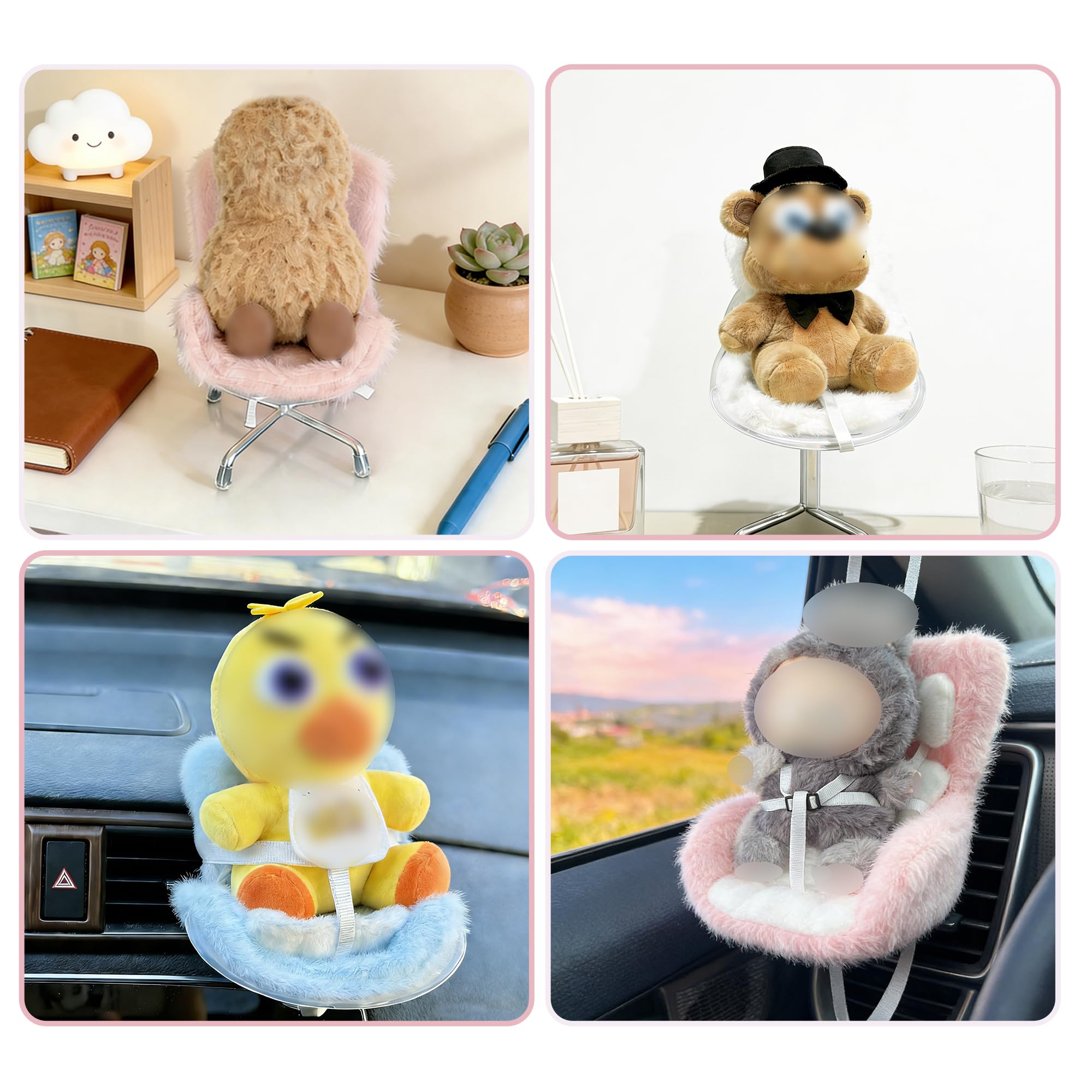 SwiftServ pink air-vent-clip demonstrates quick attachment for decor.