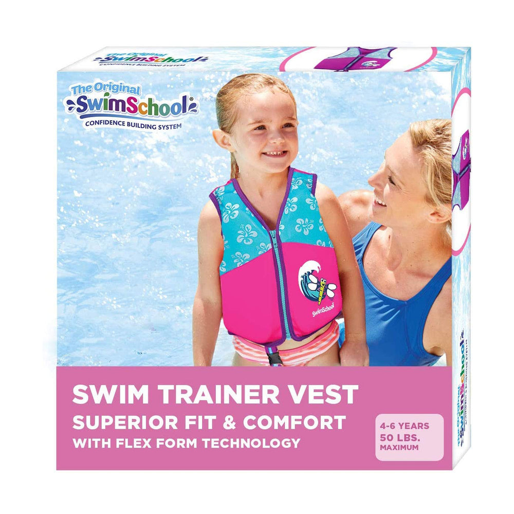 SwimSchool SwimTrainer Vest soft fabric UPF 50 protects skin