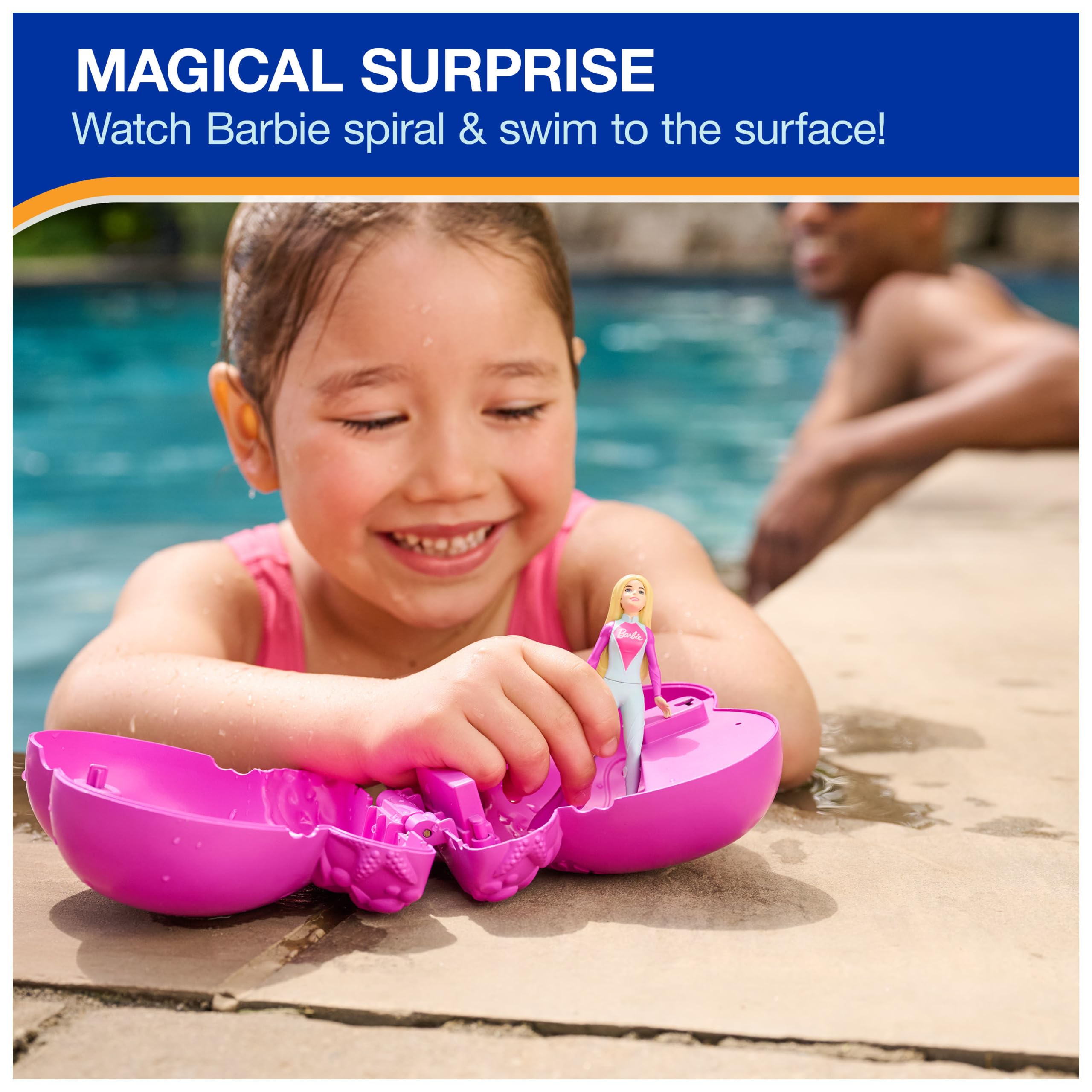Compact travel-friendly Dive N' Surprise toys for pool, beach, or bath