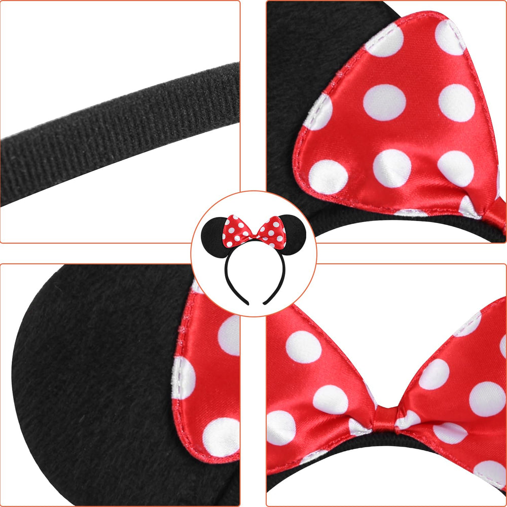 Swinnet cosplay mouse ears headband pack adds playful character to costumes.