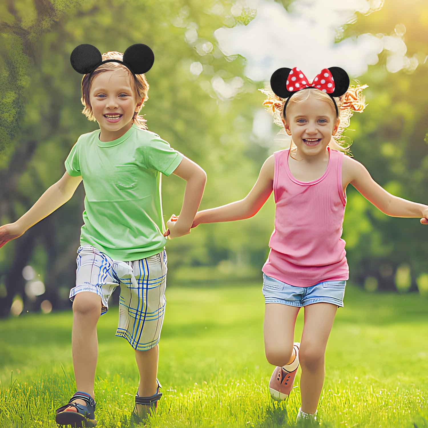 Swinnet kids party mouse ears headband pack ideal for group activities.