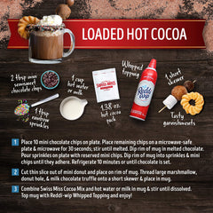 Creamy Swiss Miss cocoa powder ready to mix for a smooth cup.