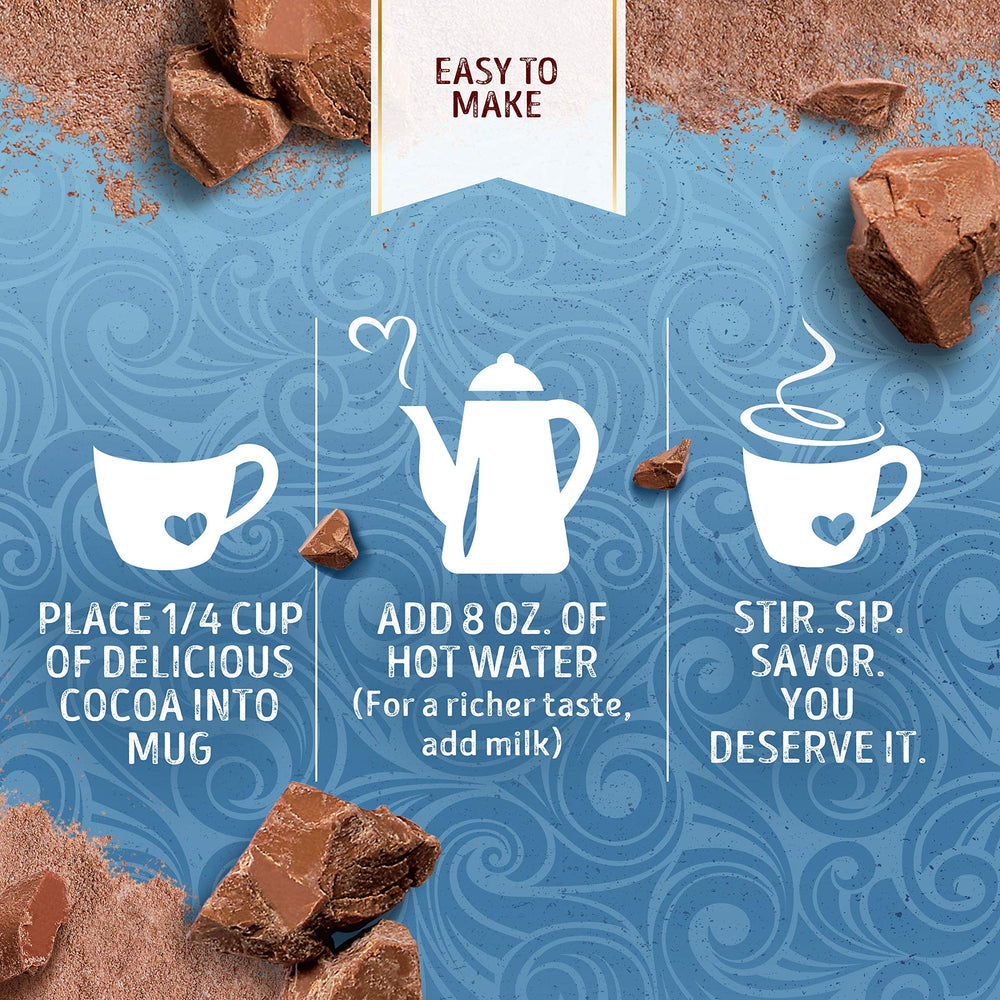 Aromas rise as Swiss Miss cocoa warms a cozy kitchen.