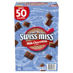 Swiss Miss milk chocolate cocoa packaging for display