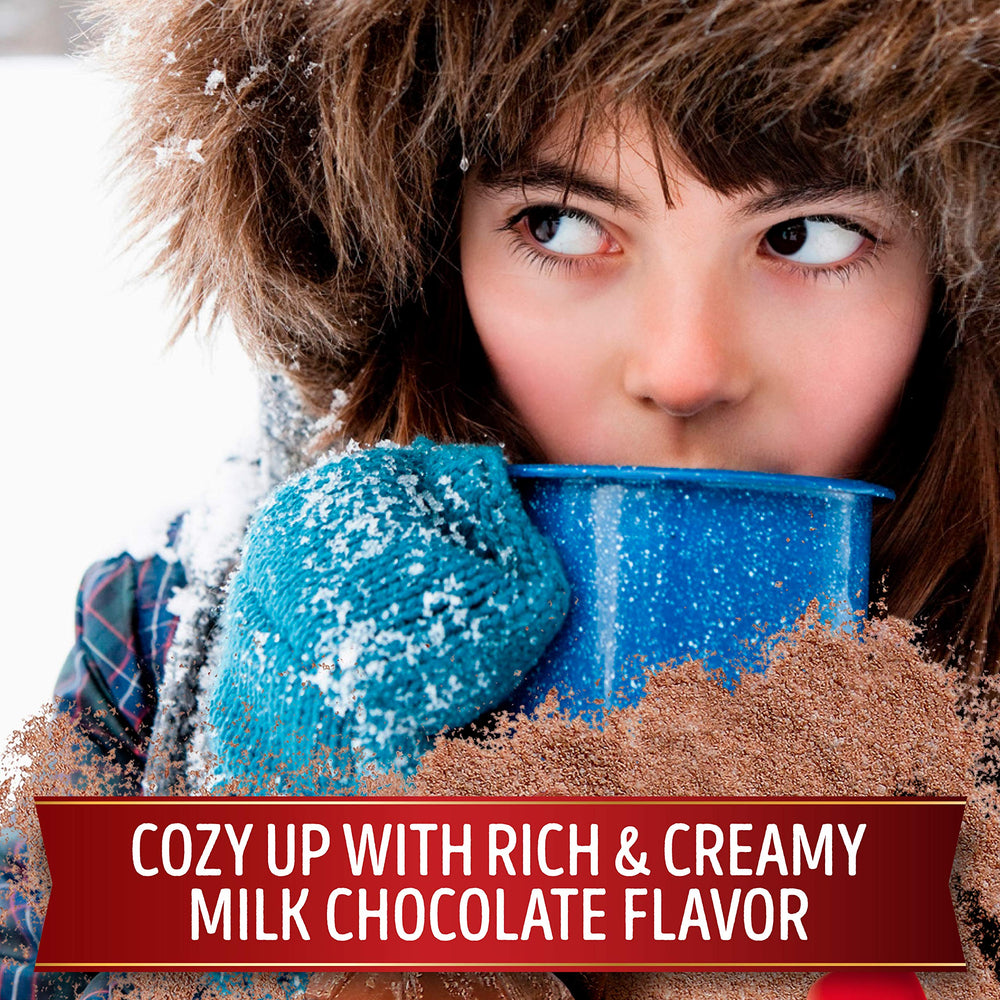 Cozy office break with Swiss Miss cocoa mug