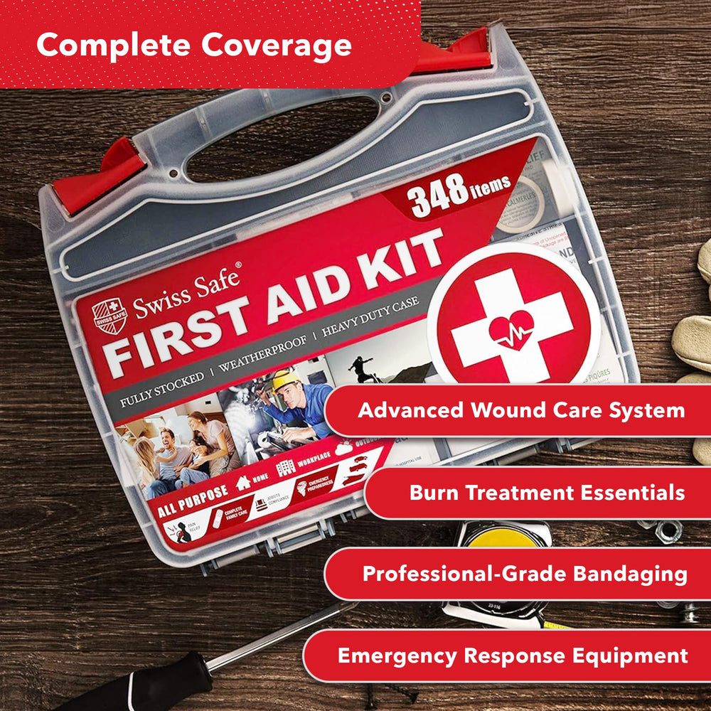 Swiss Safe outdoor camping use keeps essentials within reach.