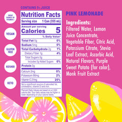 Swoon Zero-Sugar Lemonade bottle showcases monk fruit sweetness without added sugar.