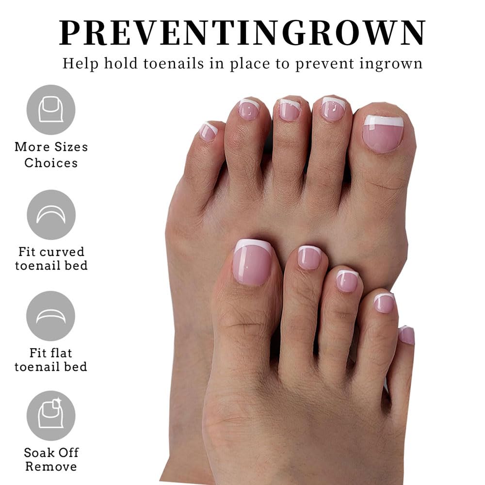 SWRITATSK light-cured toe nail tips enable quick five minute application