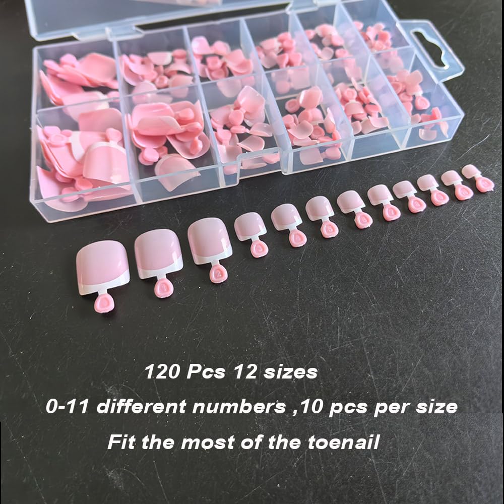 SWRITATSK square toe nail tips shown for a secure, comfortable fit