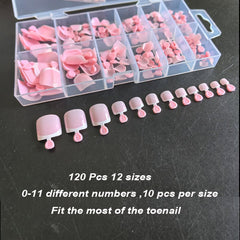 SWRITATSK square toe nail tips shown for a secure, comfortable fit