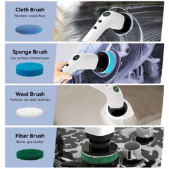Swyprrix spin scrubber with extendable handle reaching high corners smoothly