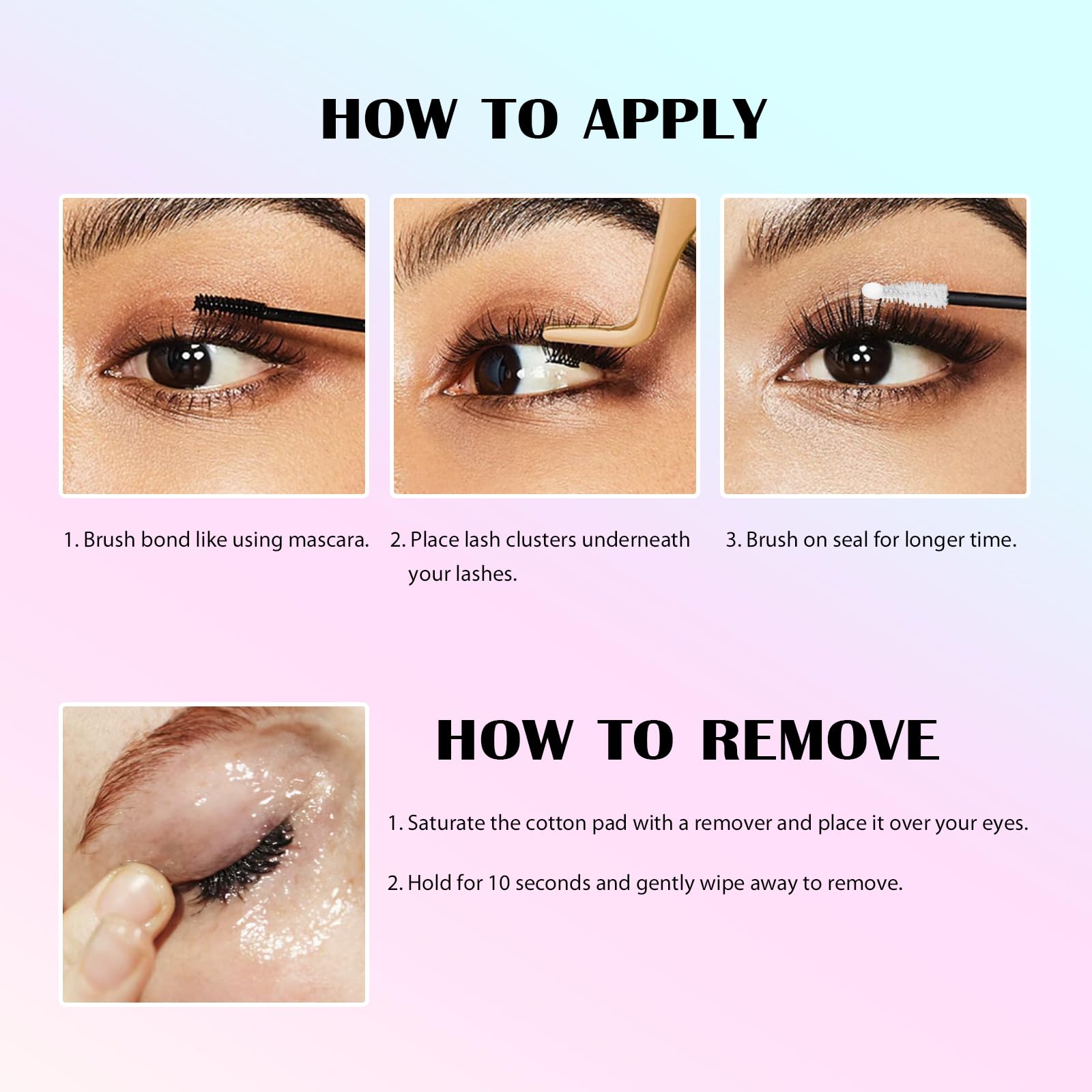 SY SHUYING Lash cluster DIY usage setup highlights easy, speedy lash application