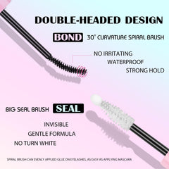 SY SHUYING 2-in-1 lash bond and seal kit enables precise DIY application