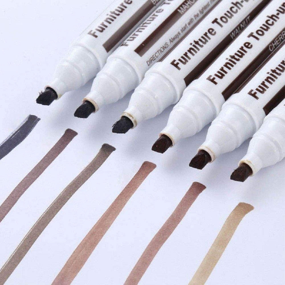 SYCOOVEN marker pen on wood surface for quick repairs