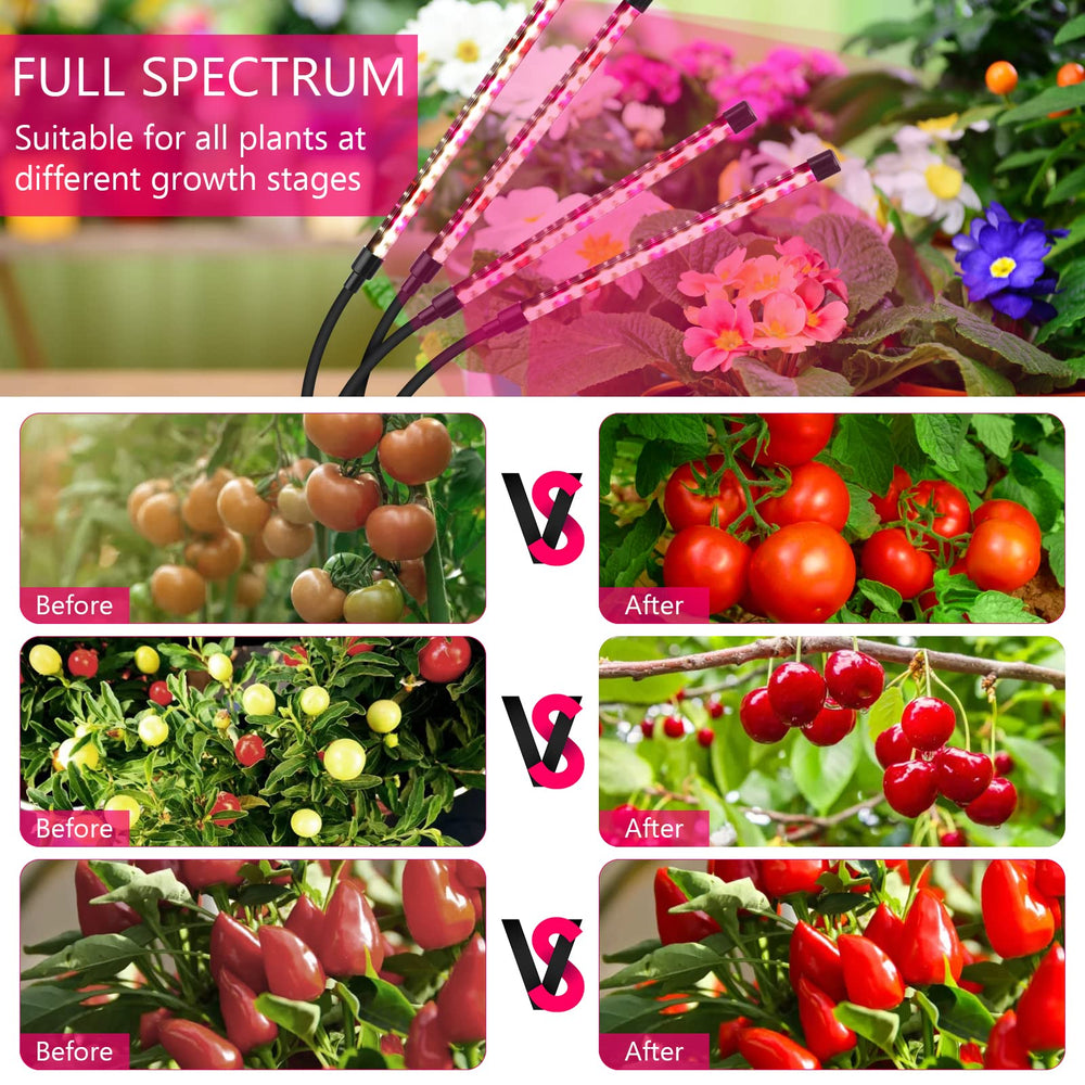 SYEIORAOM white and red LED beads for balanced plant lighting.