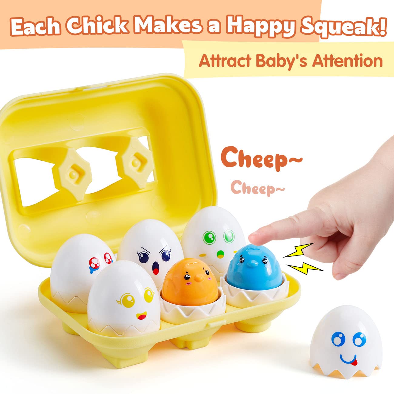 SYHLN press and squeeze action improves fine motor control during play.