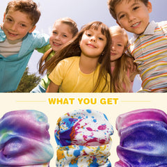 Sylacor painting-pattern scrunchie band for Gabb Watch 3/2/1 keeps kids comfy.