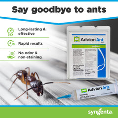 Advion Ant Gel Bait application on surfaces for easy, odorless pest control.