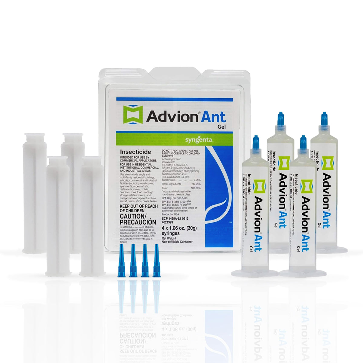 Syngenta Advion Ant Gel Bait 30-gram syringes for precise ant control.