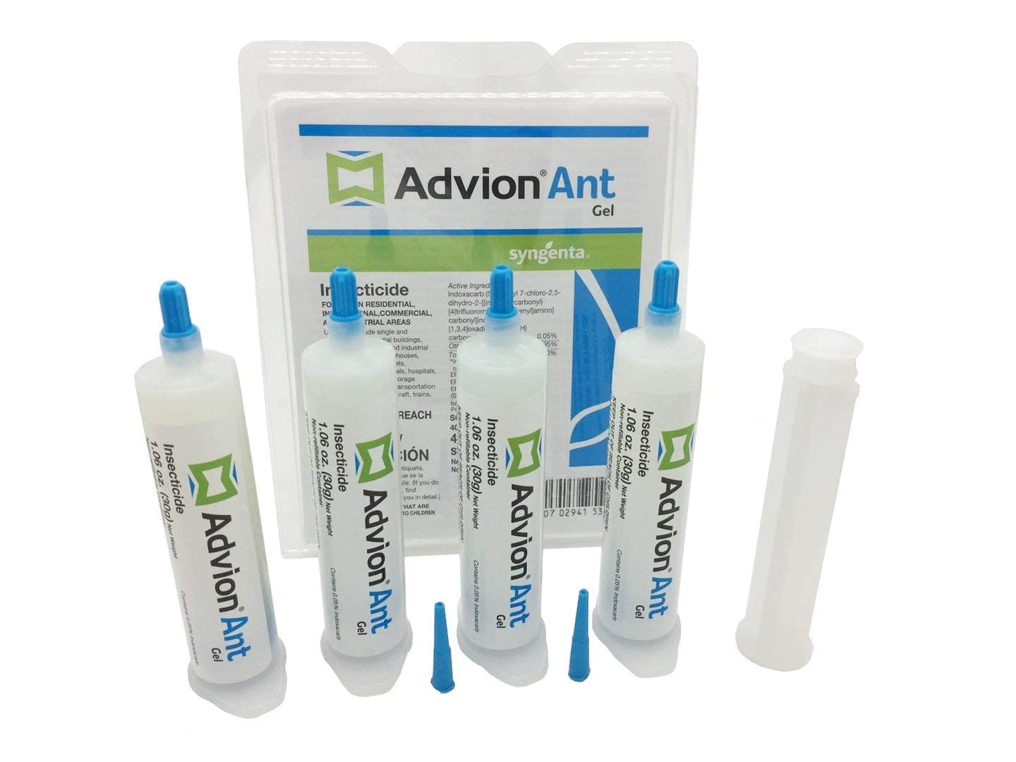 Syngenta Advion ant gel bait with four tubes for targeted control