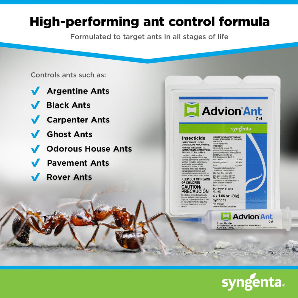 Indoor and outdoor use enabled by Advion gel for versatile protection.