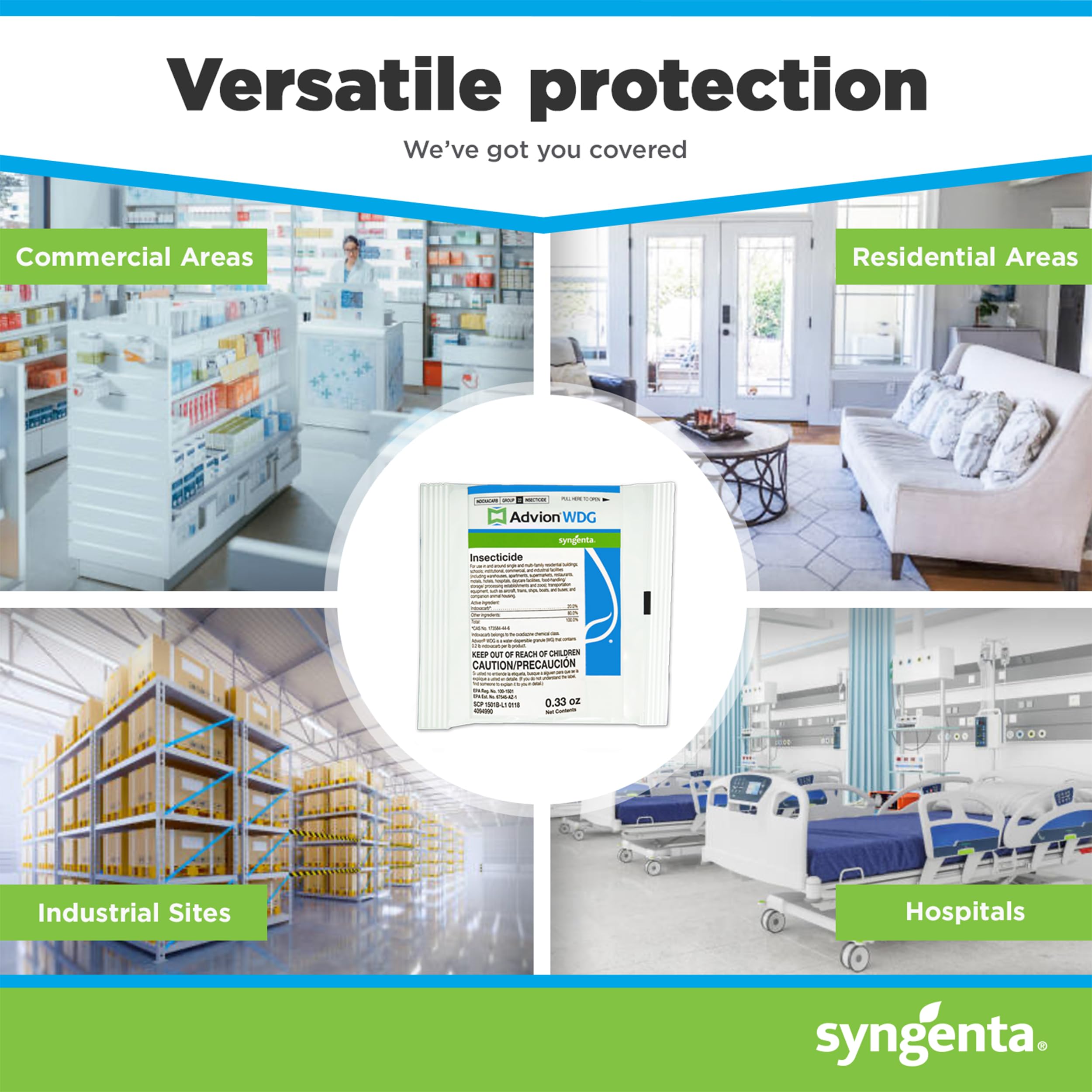 Ready to use packets simplify dosing for efficient applications
