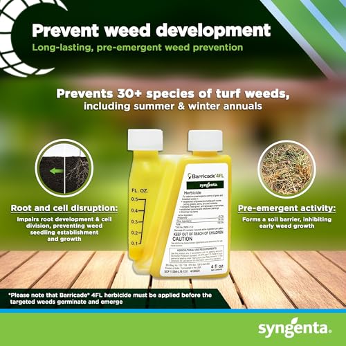 Syngenta Barricade 4FL label with instructions for safe use.