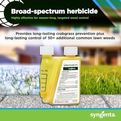 Syngenta Barricade 4FL on a lush lawn area before germination.