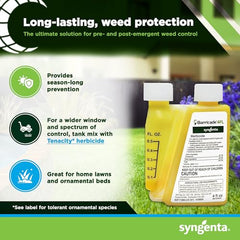 Syngenta Barricade 4FL spray nozzle ready for season-long weed control.