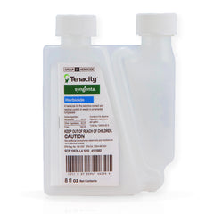 Syngenta Tenacity Turf bottle 8oz ready for lawn weed control application.