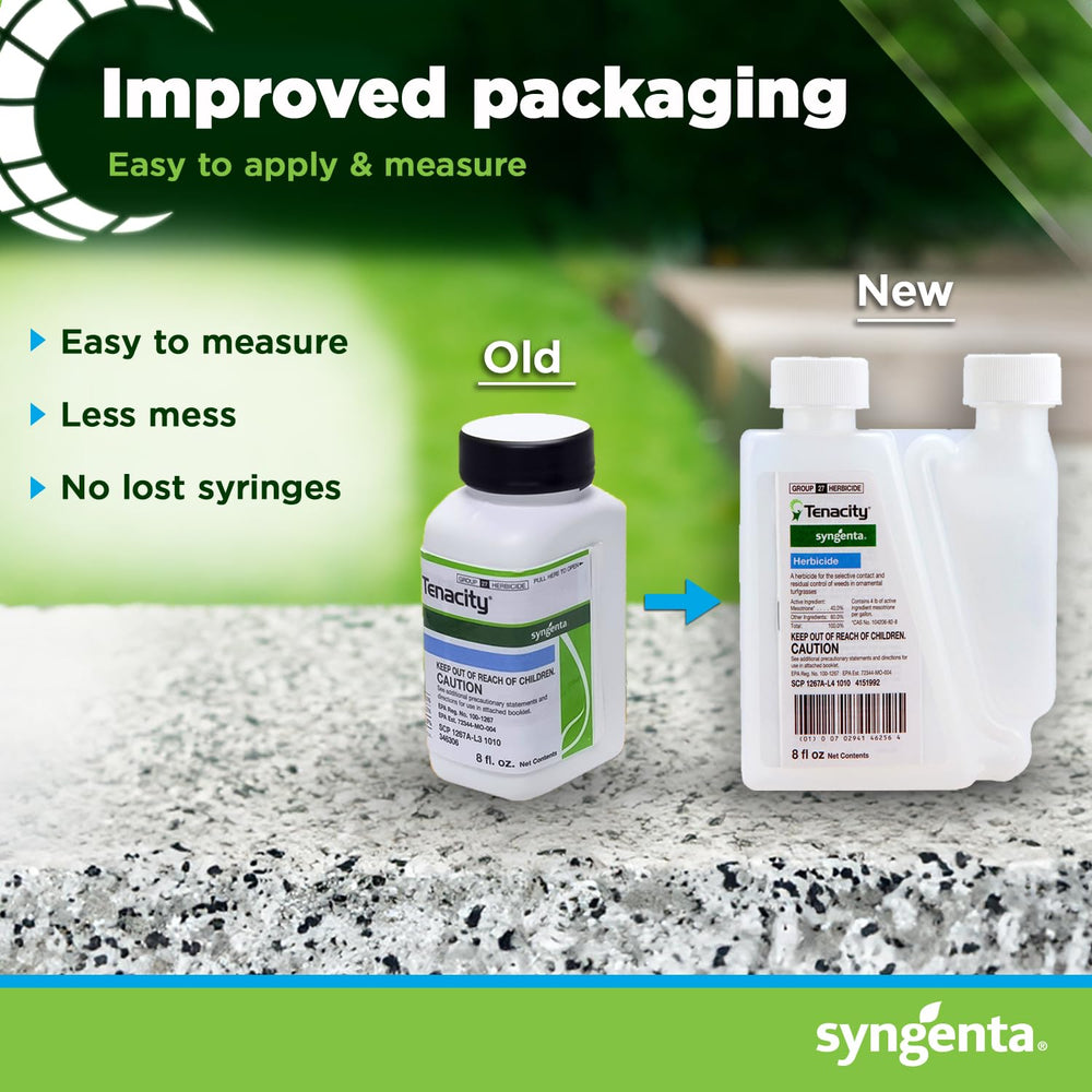 Syngenta Tenacity Turf field-demo image suggesting real-world use on lawns.