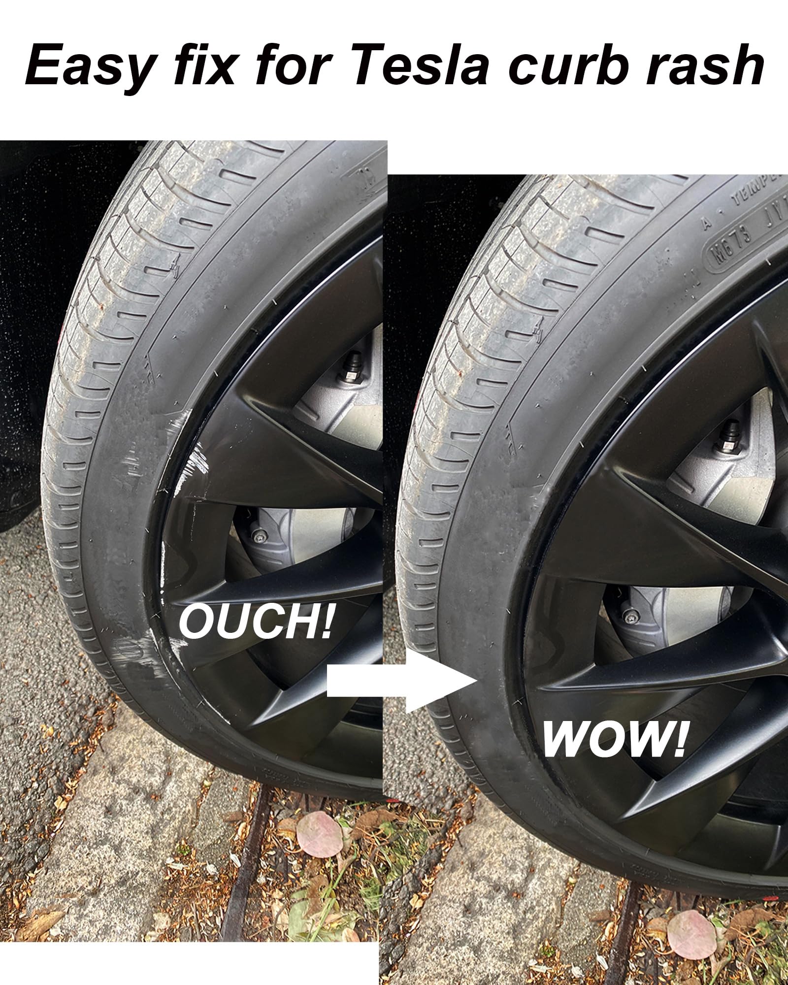 SYOAUTO color-match matte black for Tesla Model Y 20-inch induction wheel.