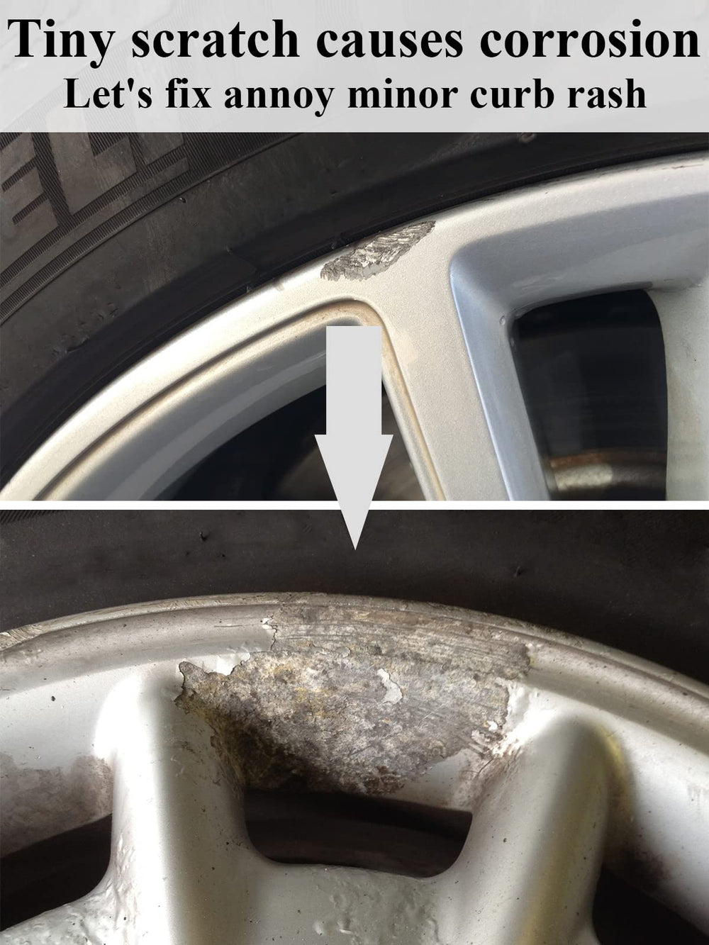 SYOAUTO rim scratch repair pen applying to wheel