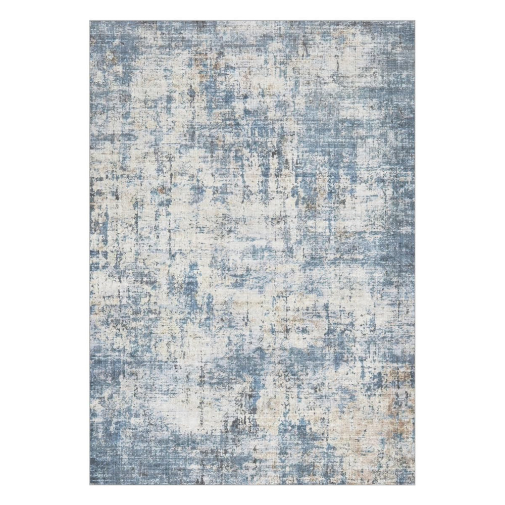 Syrlfar area rug offers rich depth with light-dark shading.