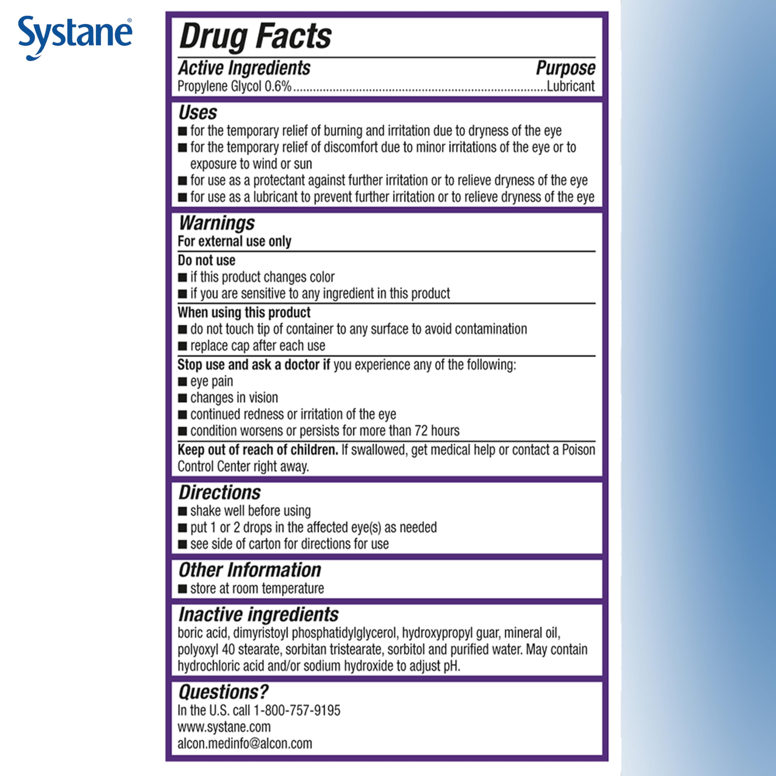Systane Complete PF packaging variation may vary