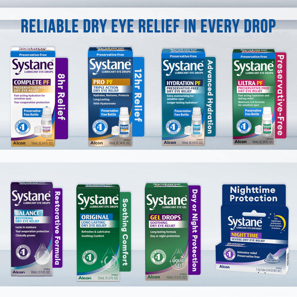 SYSTANE Complete PF sensory relief ideal for sensitive eyes during use