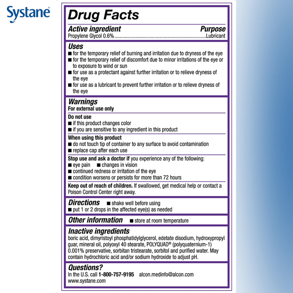 Systane Complete twin pack ready for on-the-go use.