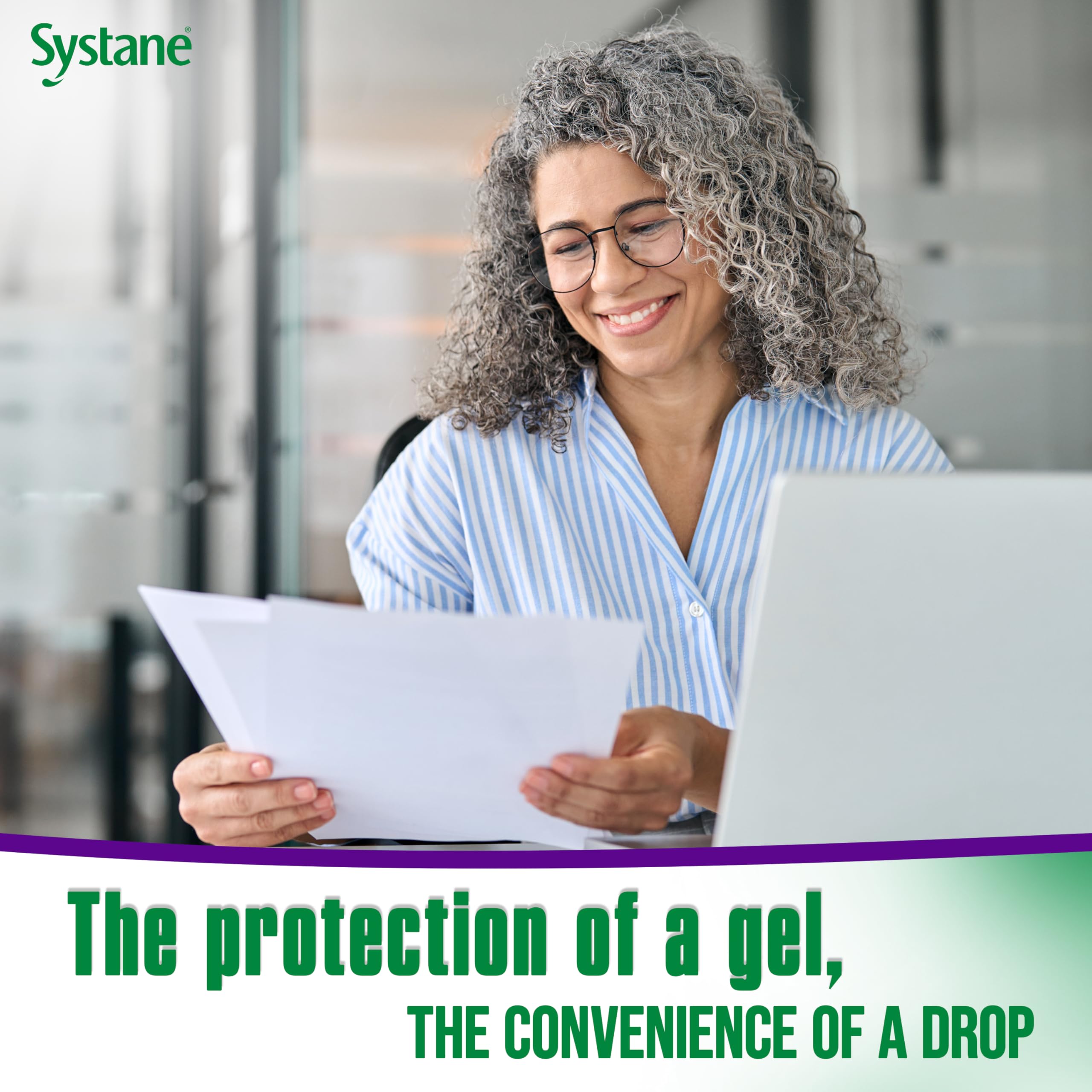 Systane Gel Drops for home use delivering lasting moisture.