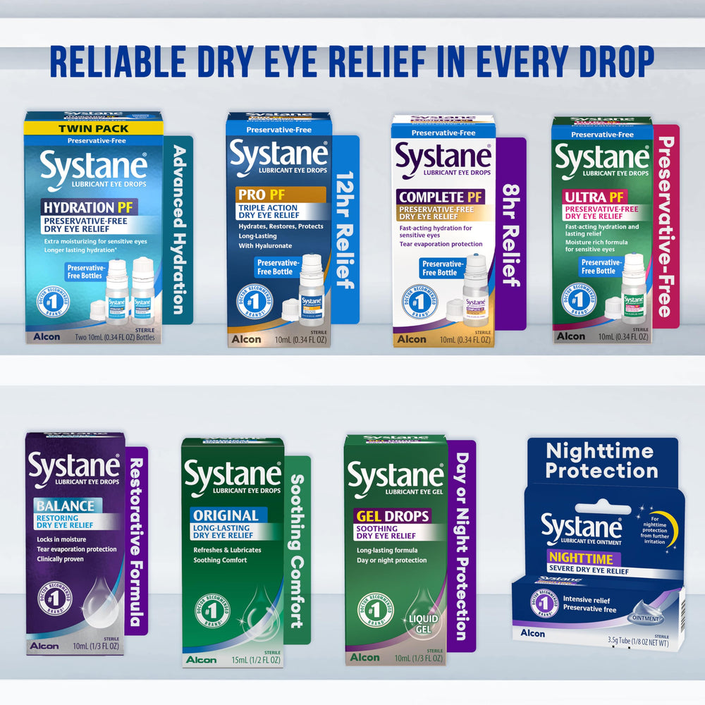Systane Hydration post-surgery scenario emphasizing extra moisture support