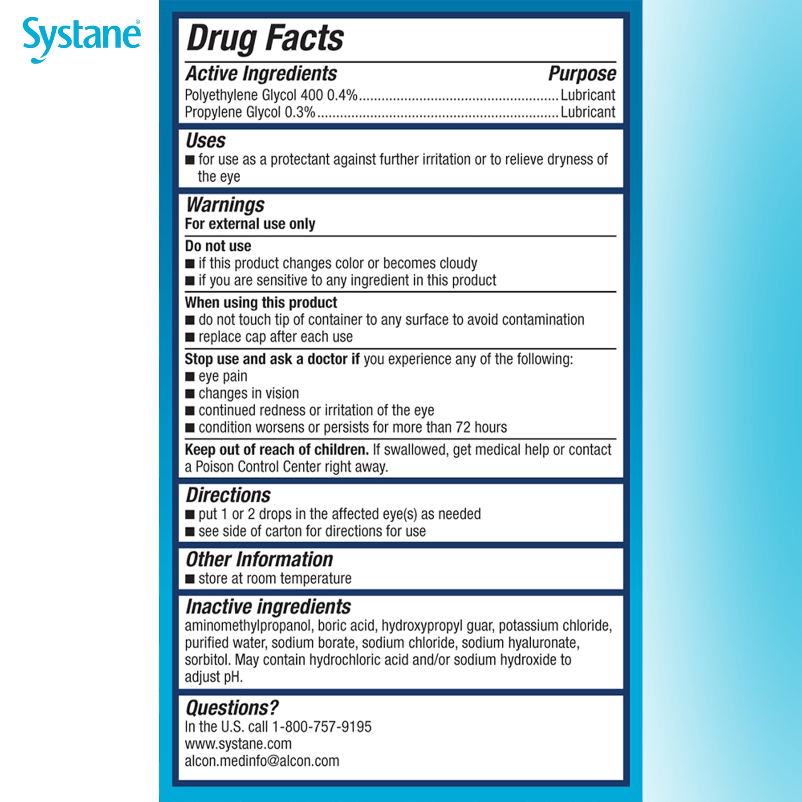 Systane Hydration twin-pack designed for ongoing eye hydration